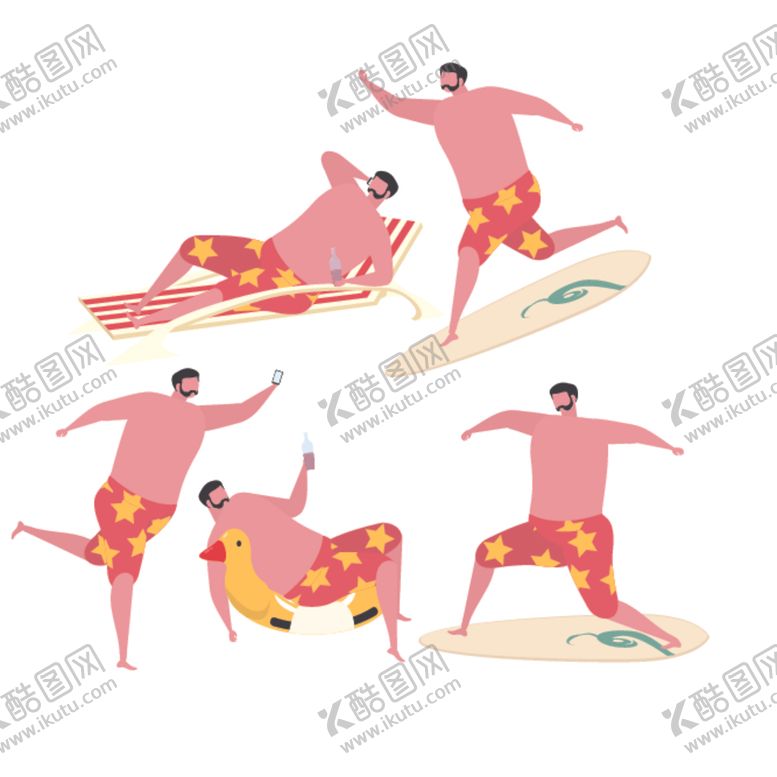 编号：40389210221748017804【酷图网】源文件下载-扁平人物插画