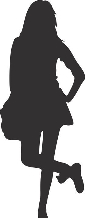 美女剪影