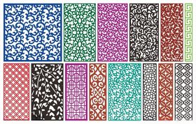 窗花镂空花纹屏风隔断雕花