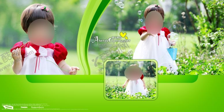 编号：39156509120040329876【酷图网】源文件下载-儿童相册模板