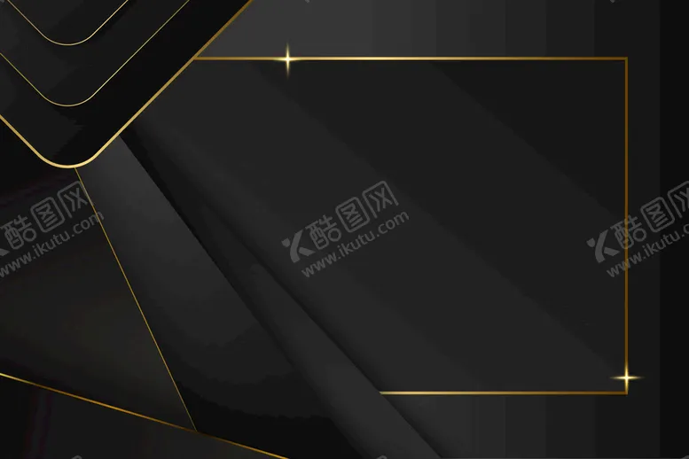 编号：75326109202126203951【酷图网】源文件下载-金色花纹黑色背景
