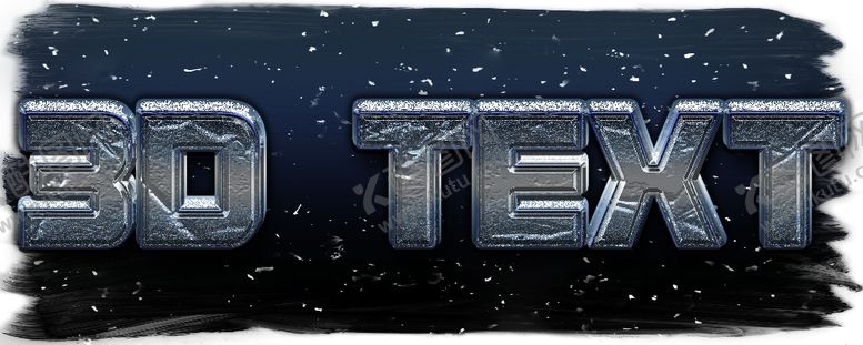 编号：91668511280546506477【酷图网】源文件下载-冰雪字体效果样机