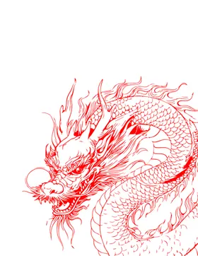 卡通龙边框手绘动画