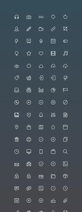 线性精致皇冠图标