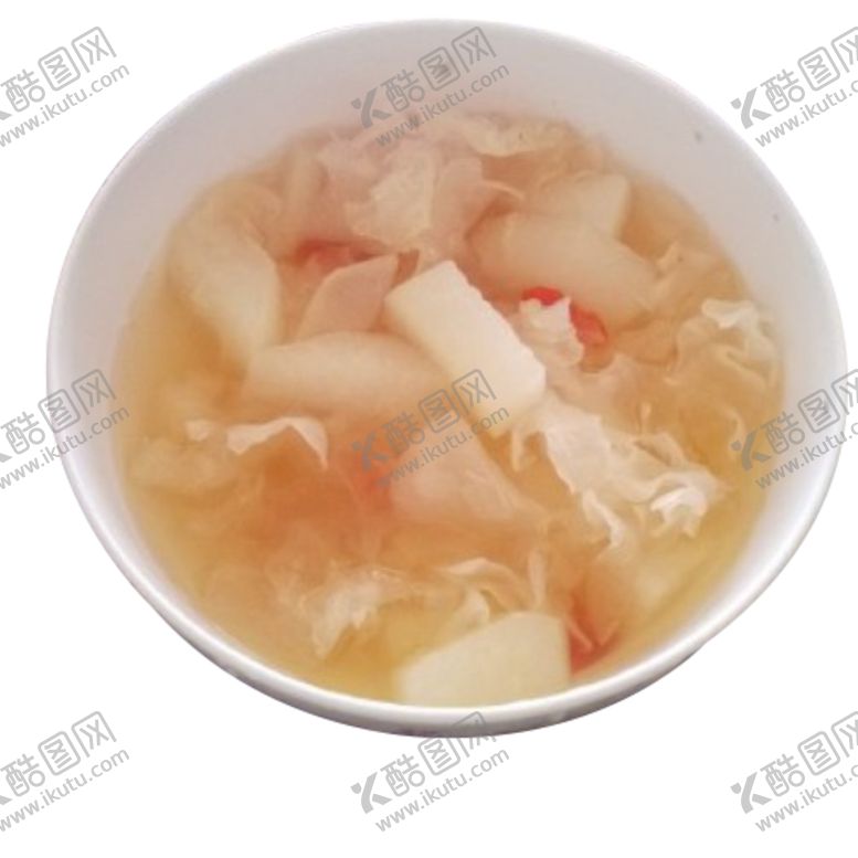编号：12898709112214204457【酷图网】源文件下载-枸杞雪梨银耳羹