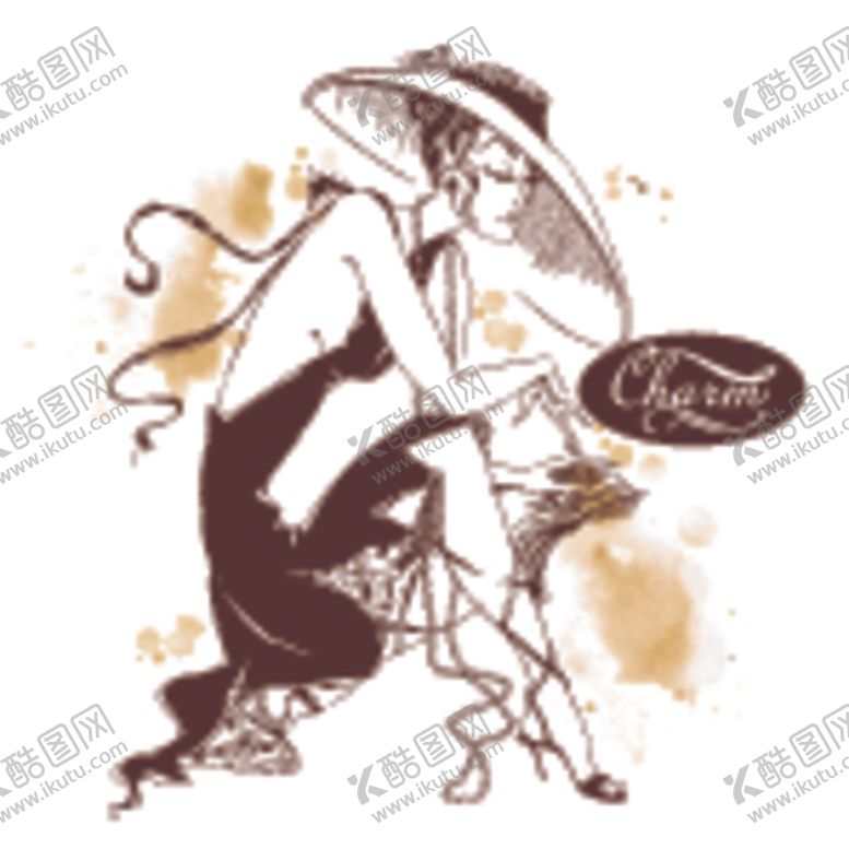 编号：80566907081227151980【酷图网】源文件下载-女性插画