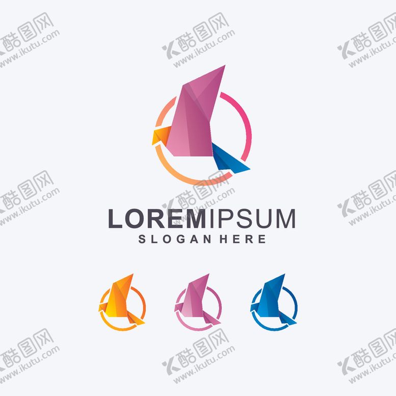 编号：88527410041429176706【酷图网】源文件下载-禽类LOGO标志