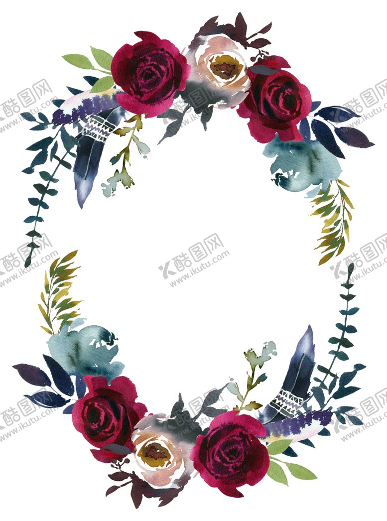 编号：42849801181412514401【酷图网】源文件下载-水彩花卉 