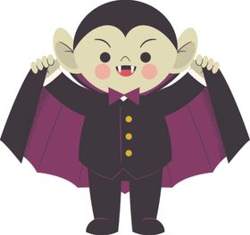 吸血鬼奇幻生物卡通人物超自然生物