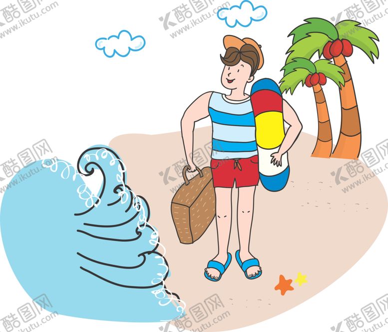 编号：75076810290901205617【酷图网】源文件下载-海滩度假