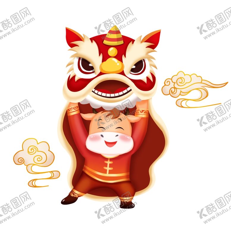 编号：16726605171635395387【酷图网】源文件下载-牛年牛素材