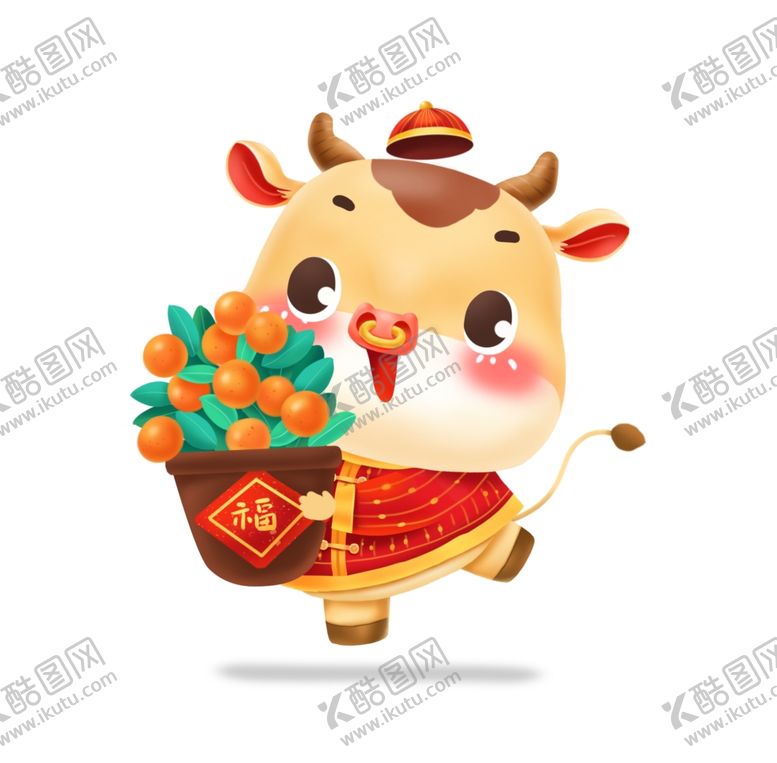 编号：14679504251429573125【酷图网】源文件下载-卡通牛