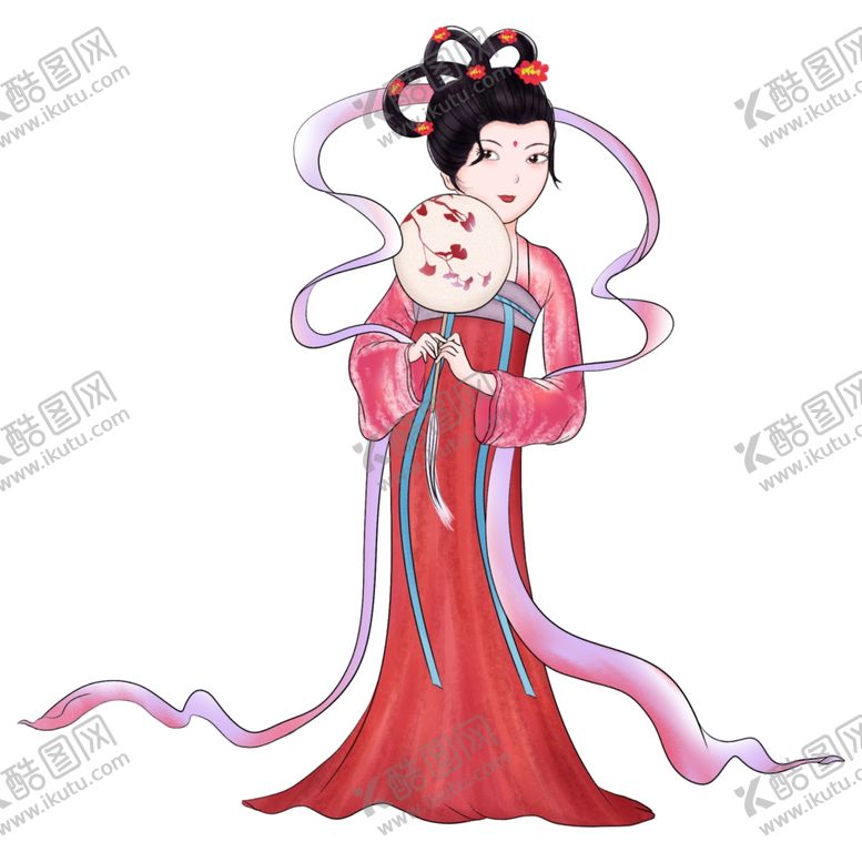 编号：23799802201912574429【酷图网】源文件下载-卡通嫦娥