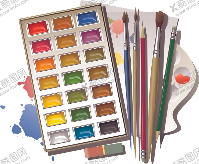 编号：59592409111022376981【酷图网】源文件下载-彩色画笔