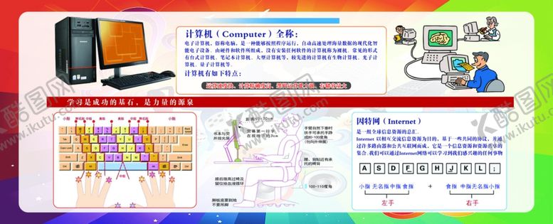 编号：40976306190940244570【酷图网】源文件下载-微机室展板