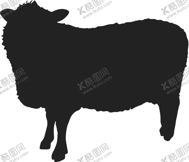 编号：79237404190748539097【酷图网】源文件下载-动物剪影