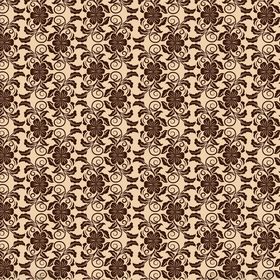 复古花纹图案纹理背景