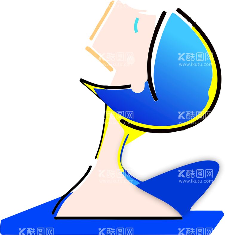 编号：69900512030526274441【酷图网】源文件下载-优雅女描笔