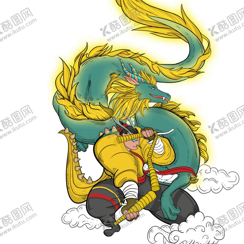 编号：98890804292308384828【酷图网】源文件下载-国潮龙