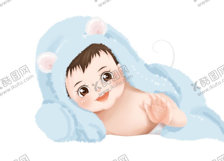 编号：37574407121449037614【酷图网】源文件下载-鼠年宝宝手绘插画
