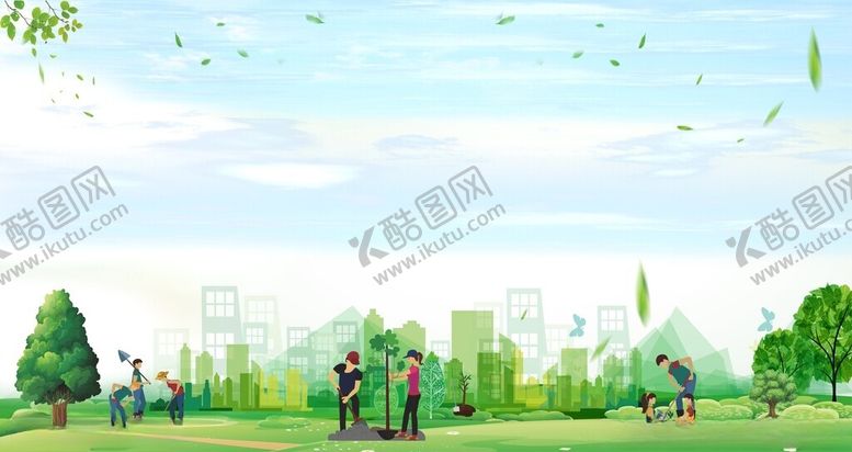 编号：87464003080403422398【酷图网】源文件下载-植树节宣传展板
