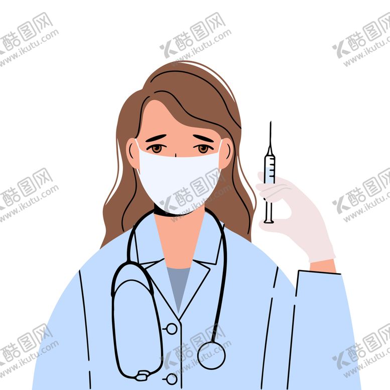 编号：36981210020023237905【酷图网】源文件下载-戴口罩的医生