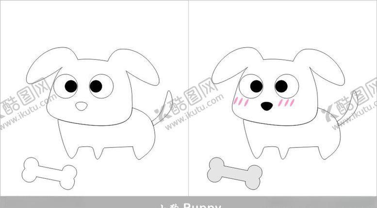 编号：95758006280658374273【酷图网】源文件下载-小狗简笔画
