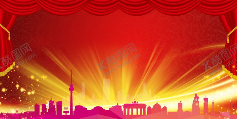 编号：61701309230734389176【酷图网】源文件下载-红色喜庆背景