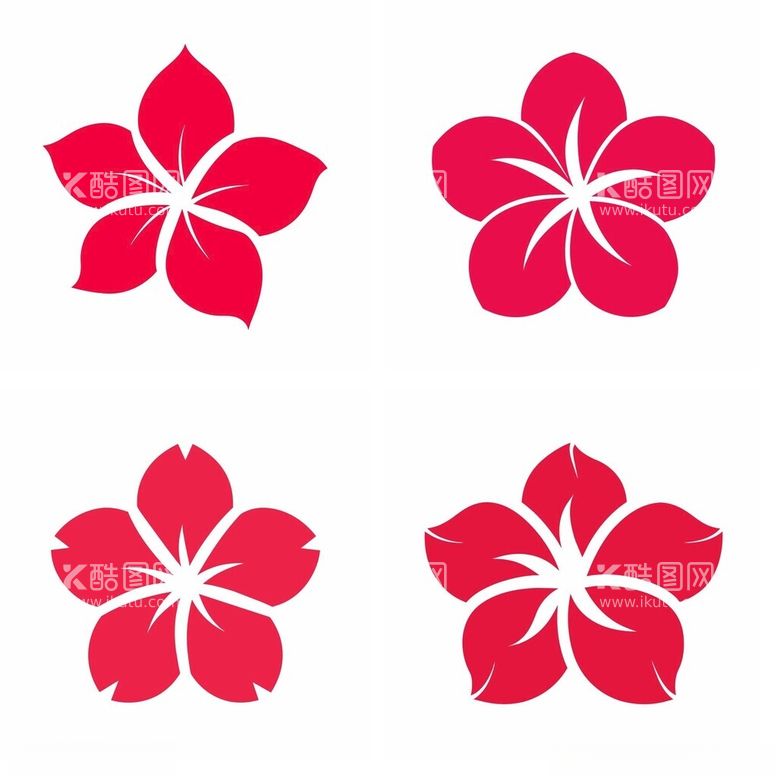 编号：30748101170215485365【酷图网】源文件下载-芙蓉花简约logo设计组图