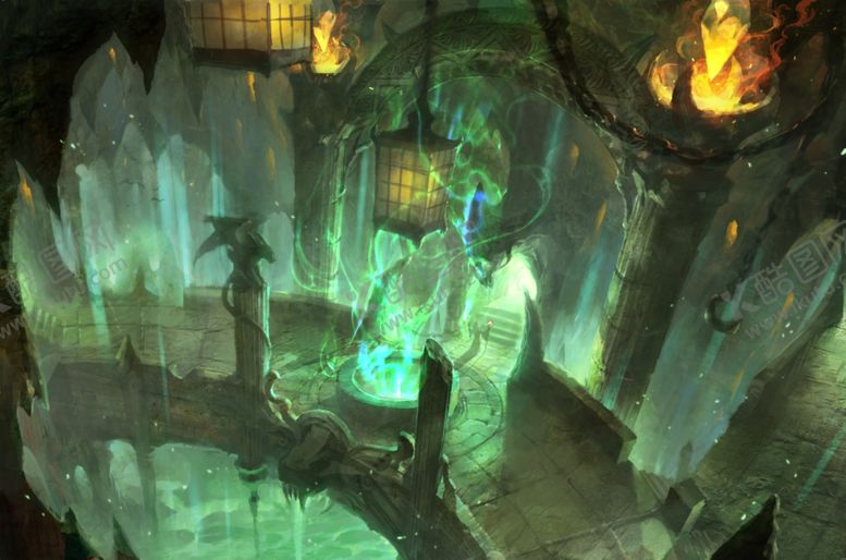 编号：93175209182323309059【酷图网】源文件下载-游戏场景风景插画