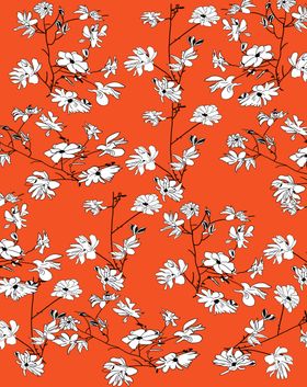 花朵印花服装底纹底图树枝树干
