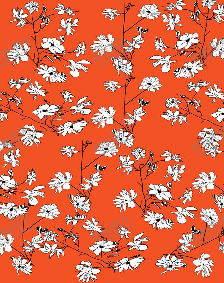 编号：43306209151134091713【酷图网】源文件下载-树枝花朵