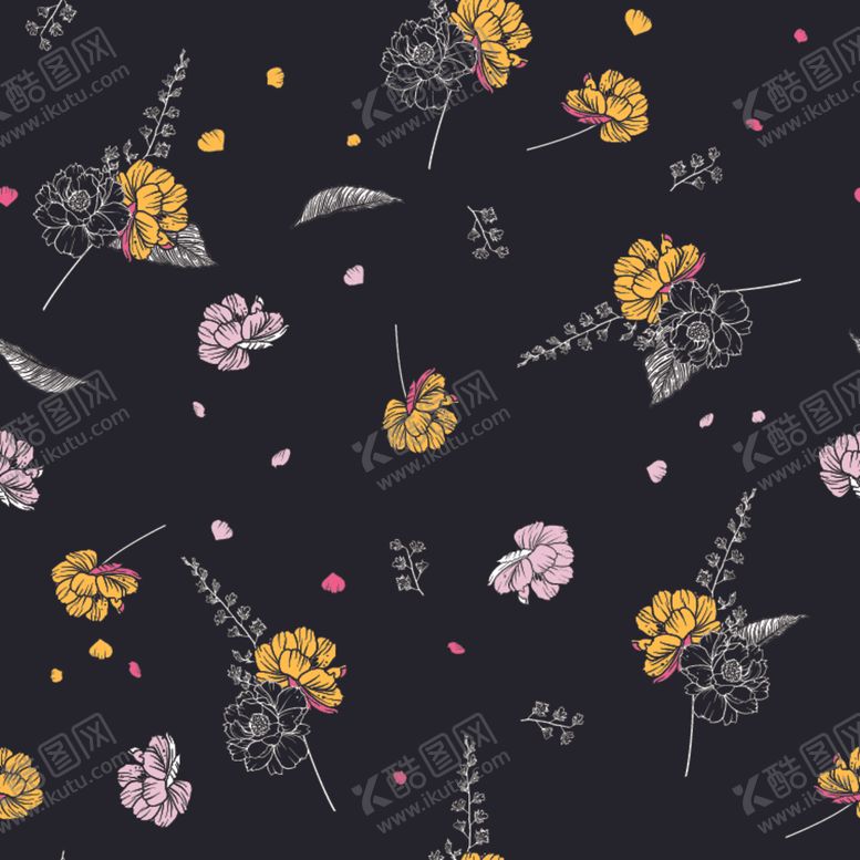 编号：99882606180812054207【酷图网】源文件下载-连续花卉