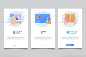 在线购物支付流程界面