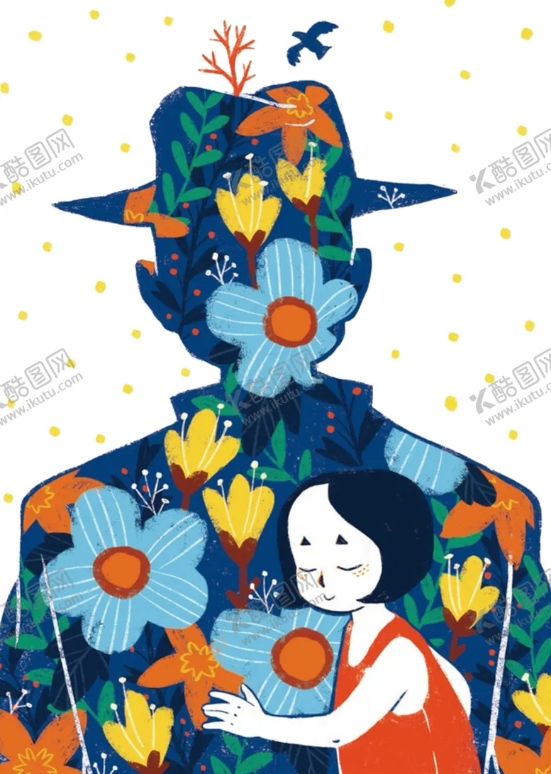 编号：83347806242341532233【酷图网】源文件下载-父亲节插画