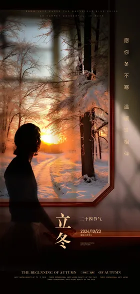 立冬海报