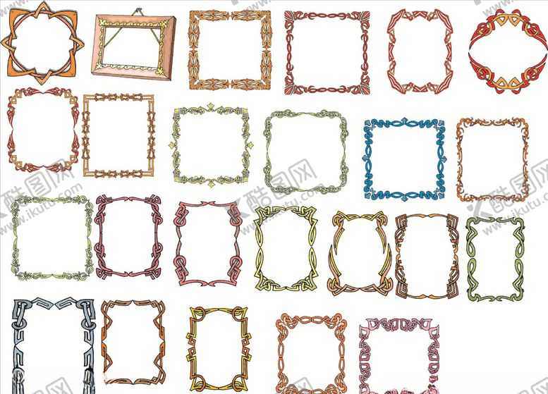 编号：82832209150333552501【酷图网】源文件下载-边框元素