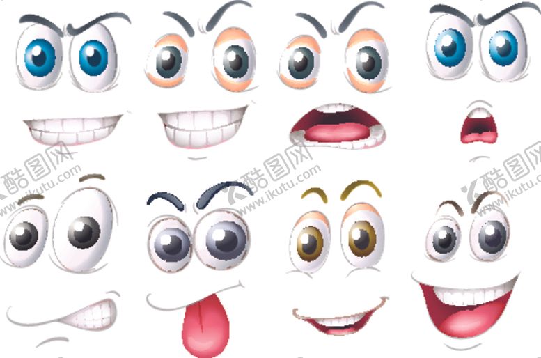 编号：21357910281821316512【酷图网】源文件下载-卡通表情