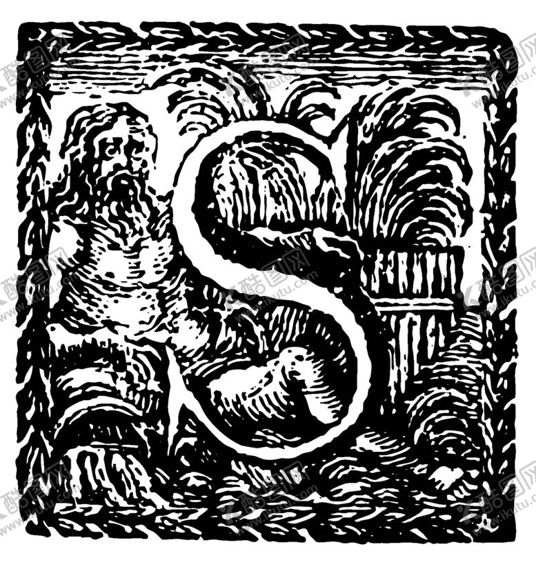 编号：96435209182323364453【酷图网】源文件下载-矢量英文复古装饰字母素材