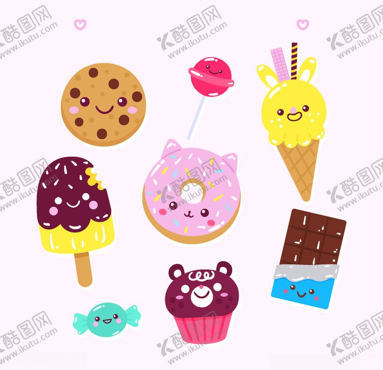 编号：97318310040621242114【酷图网】源文件下载-可爱食物