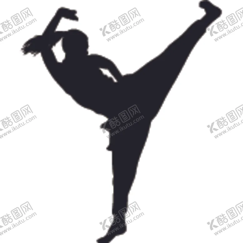 编号：22475404140546006490【酷图网】源文件下载-武术格斗剪影