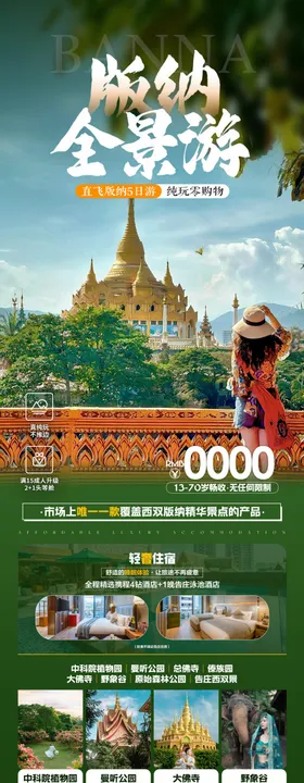 云南旅游海报详情页