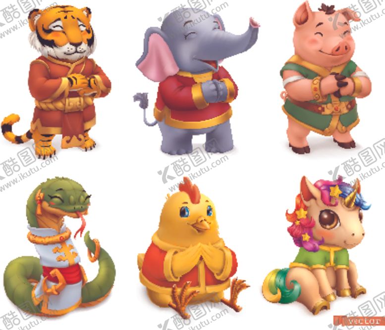 编号：69256609220938279361【酷图网】源文件下载-卡通动物