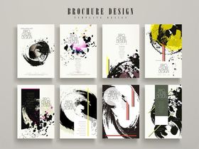 水墨抽象艺术海报设计