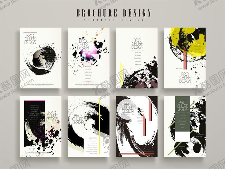 编号：37920411201630214972【酷图网】源文件下载-水墨抽象艺术海报设计