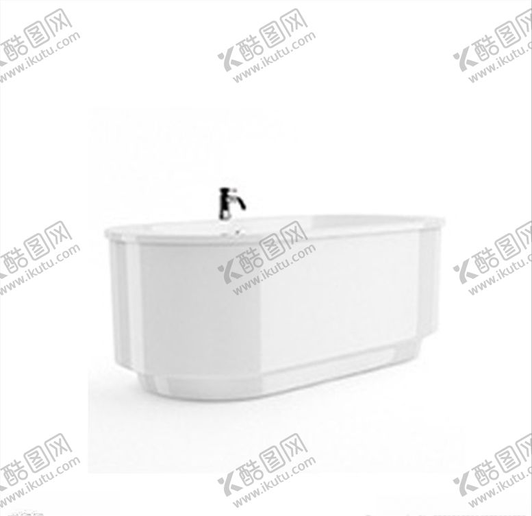 编号：50392306261028085953【酷图网】源文件下载-C4D模型坐浴浴缸