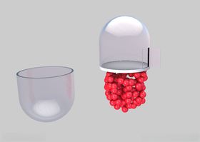 C4D胶囊建模图