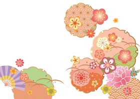 中式花纹牌匾外框回边回字框