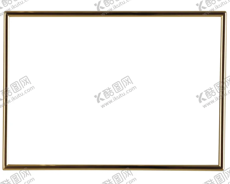 编号：26006503260327534889【酷图网】源文件下载-镀金窄边十字绣相框