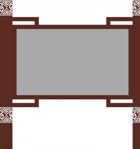 壮锦宣传栏